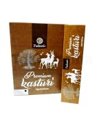 Tulasi Premium Kasturi Agarbathies (Incense Sticks) 1 box of 12 packs (25g each)